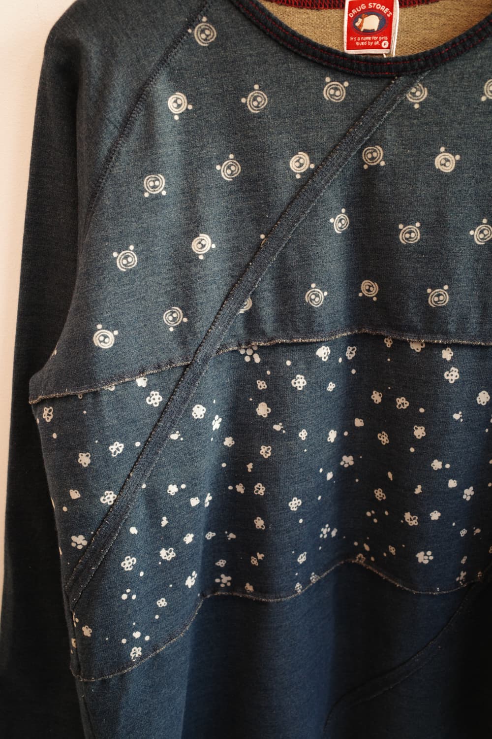 DRUG STORES 패치워크 롱슬리브 상품이미지5