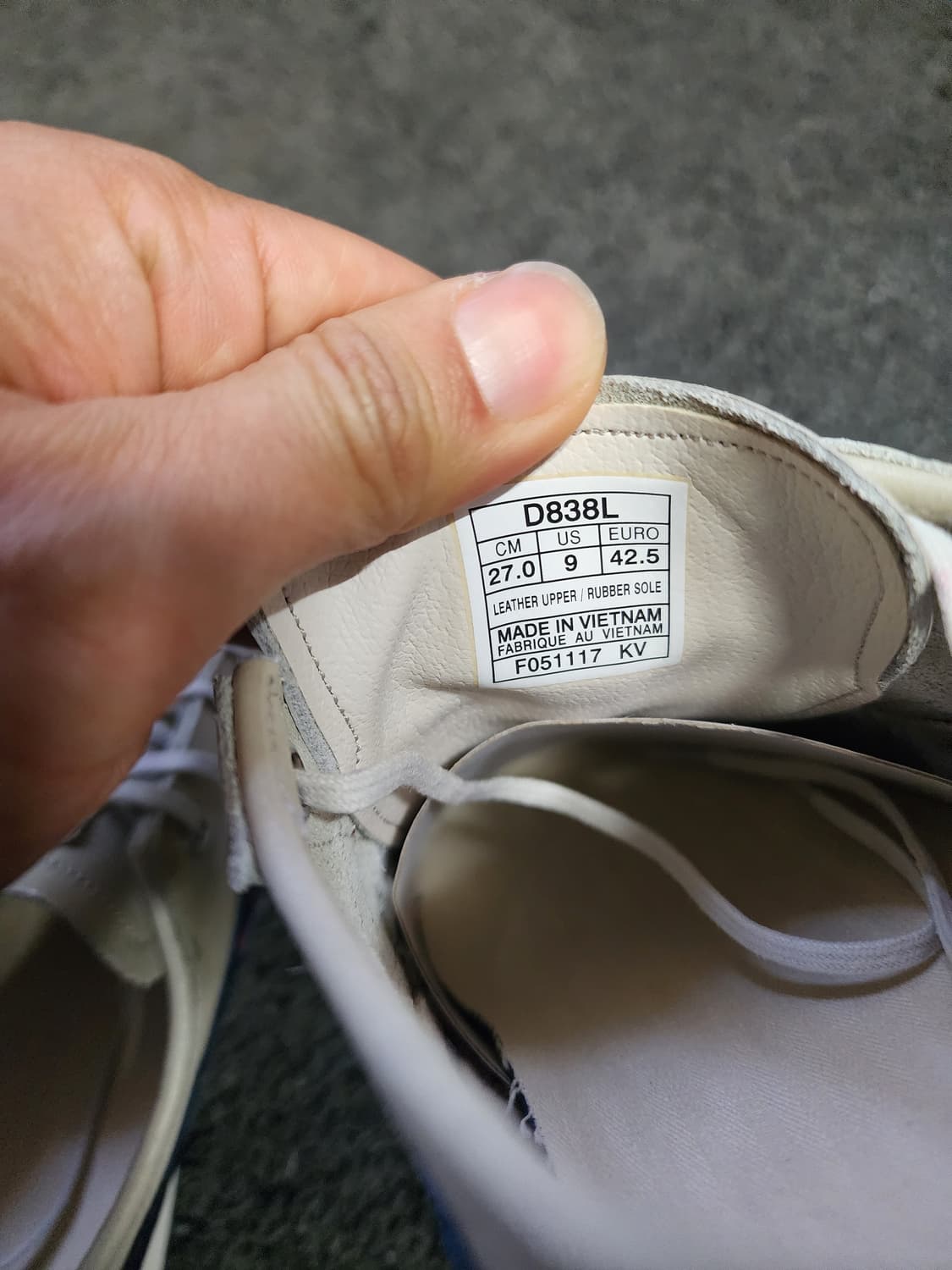 오니츠카타이거 멕시코66 크림 피코트 270사이즈  상품이미지2