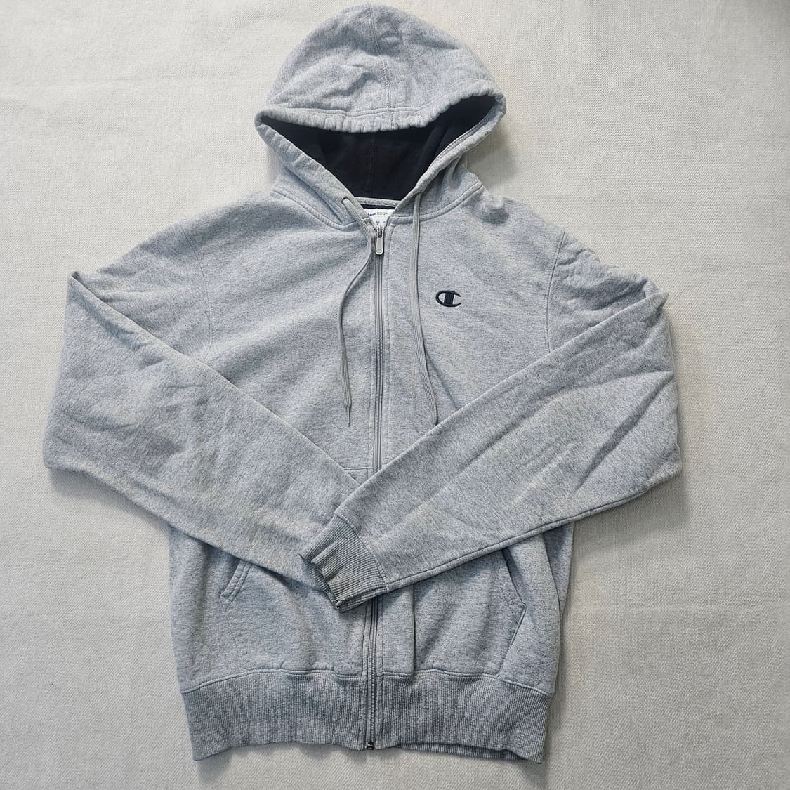 L 챔피온 C로고 그레이 후드집업0303Y 상품이미지1