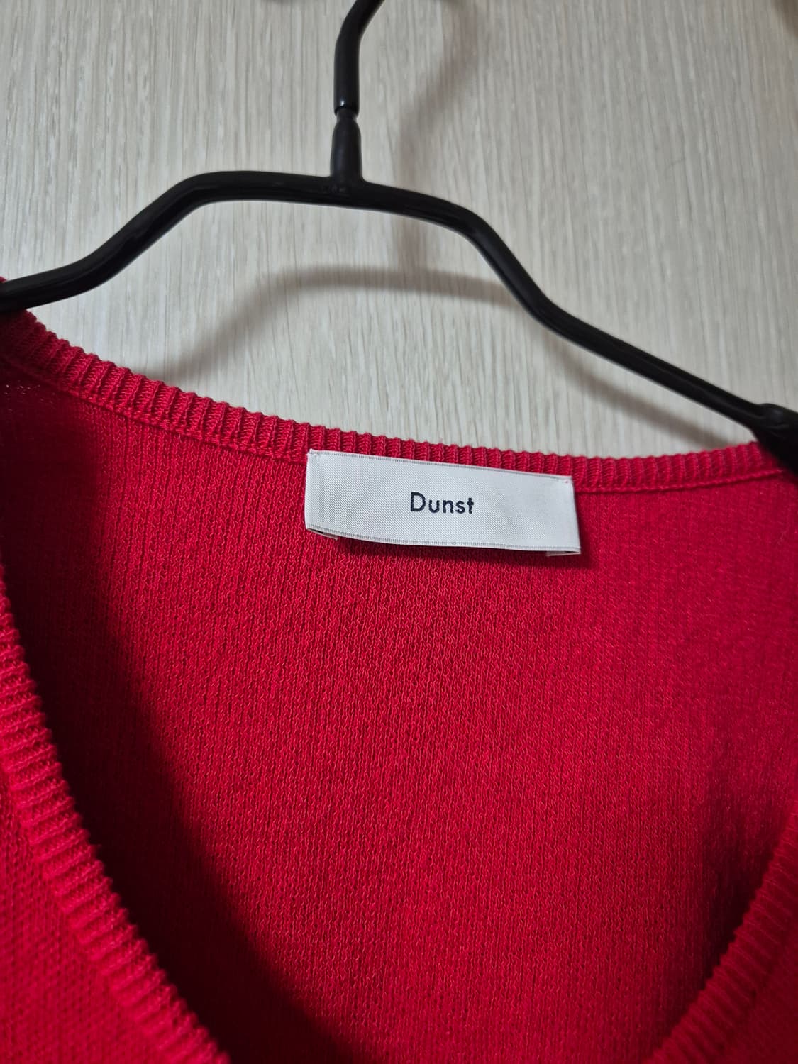 (23년) 던스트 넥 퍼프 슬리브 가디건 상품이미지5