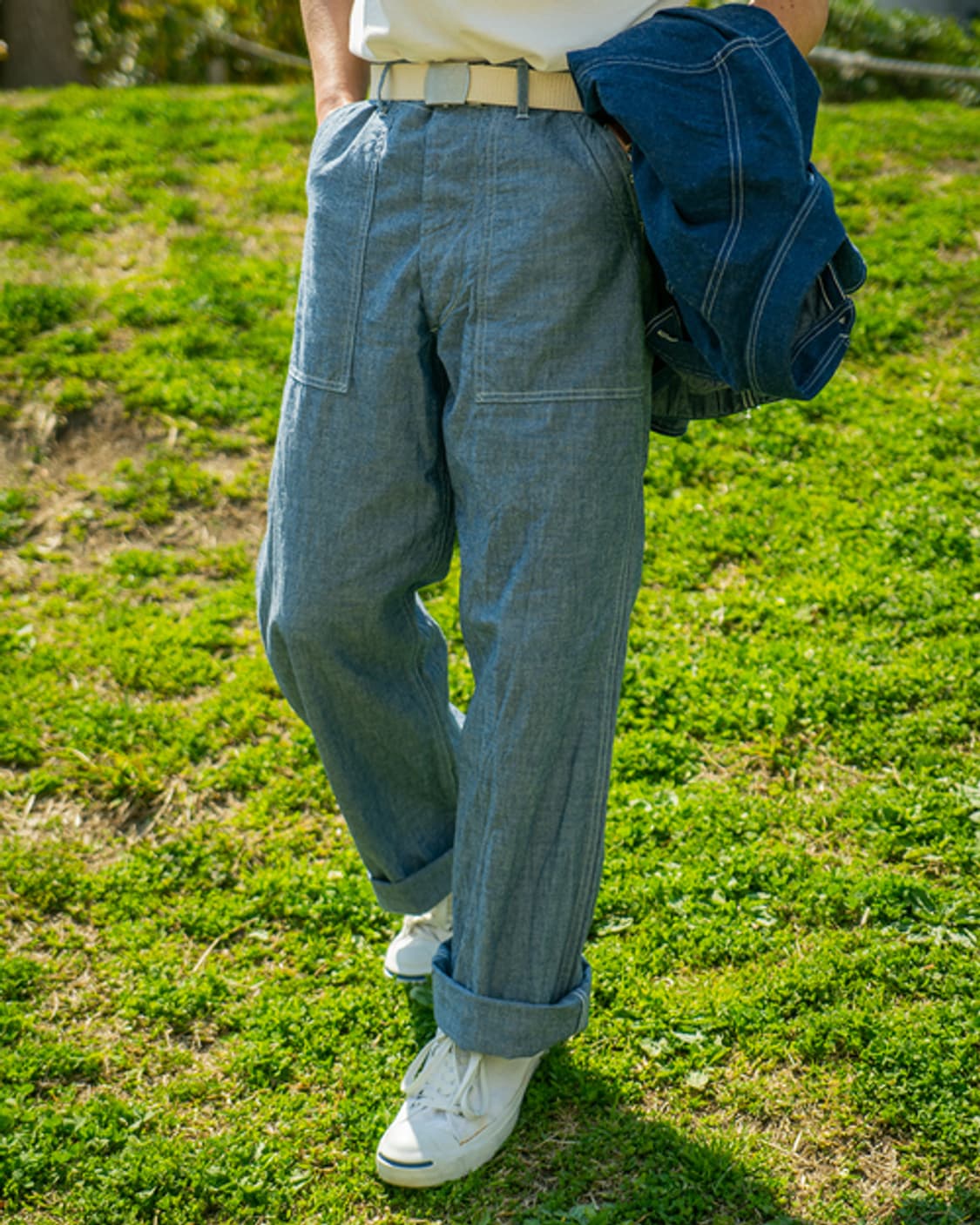 (32)리얼맥코이 샴브레이 퍼티그 팬츠 상품이미지6