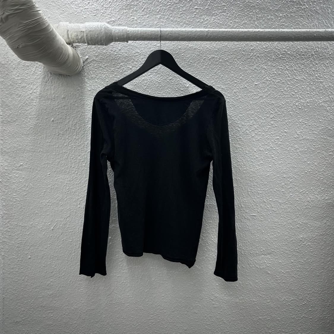 grunge off shoulder long sleeve  상품이미지4