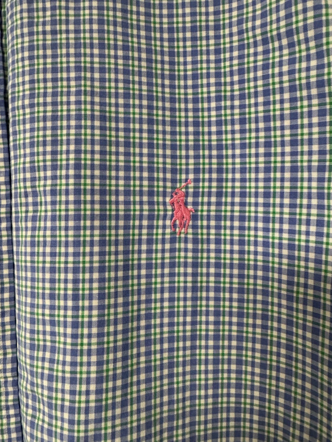 L) 폴로 체크셔츠 핑크포니 상품이미지3