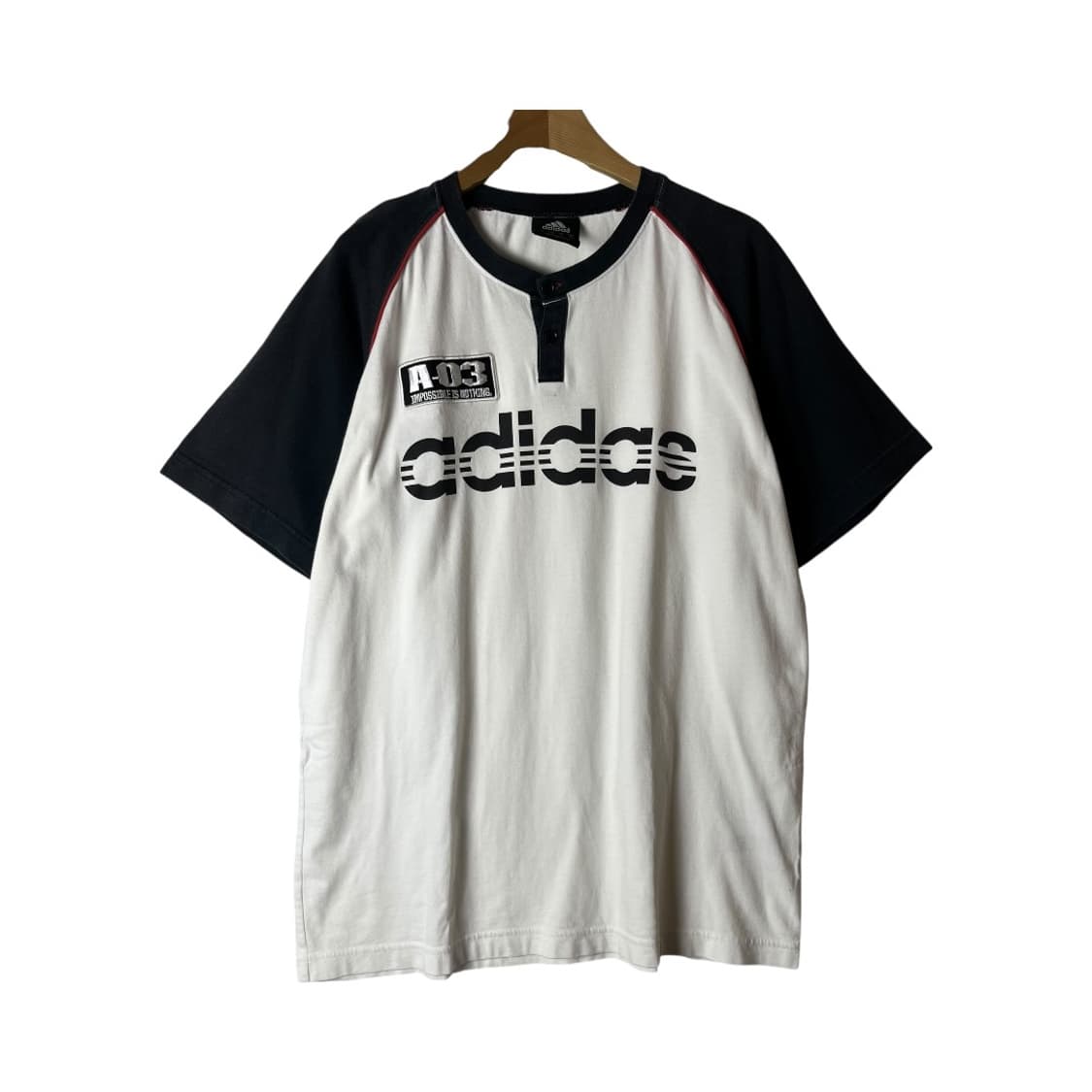 [Adidas] 아디다스 재팬 헨리넥 래글런 반팔티셔츠 상품이미지1