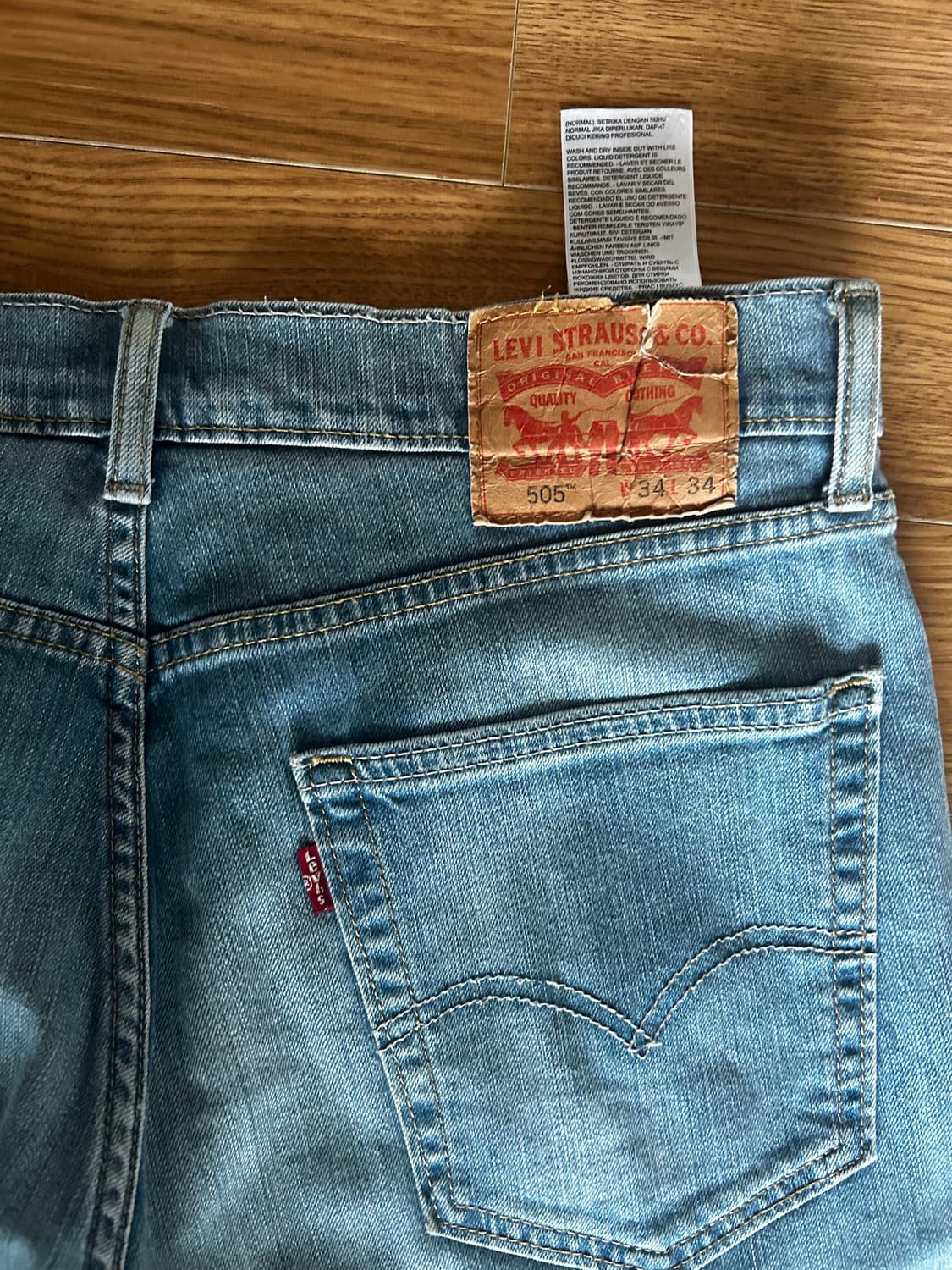 리바이스 데님팬츠 W34 상품이미지5