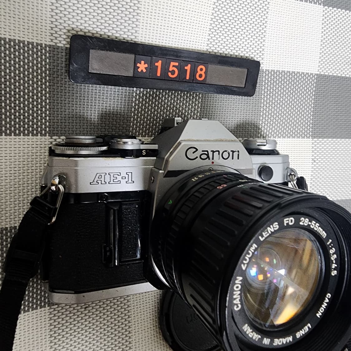 캐논 AE-1 필름카메라 실버바디 28-55mm 줌렌즈 상품이미지2