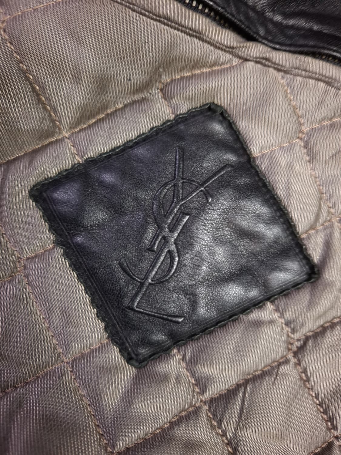 오리지날 80's 국내산 입셍로랑 리얼램스킨 반코트 상품이미지2