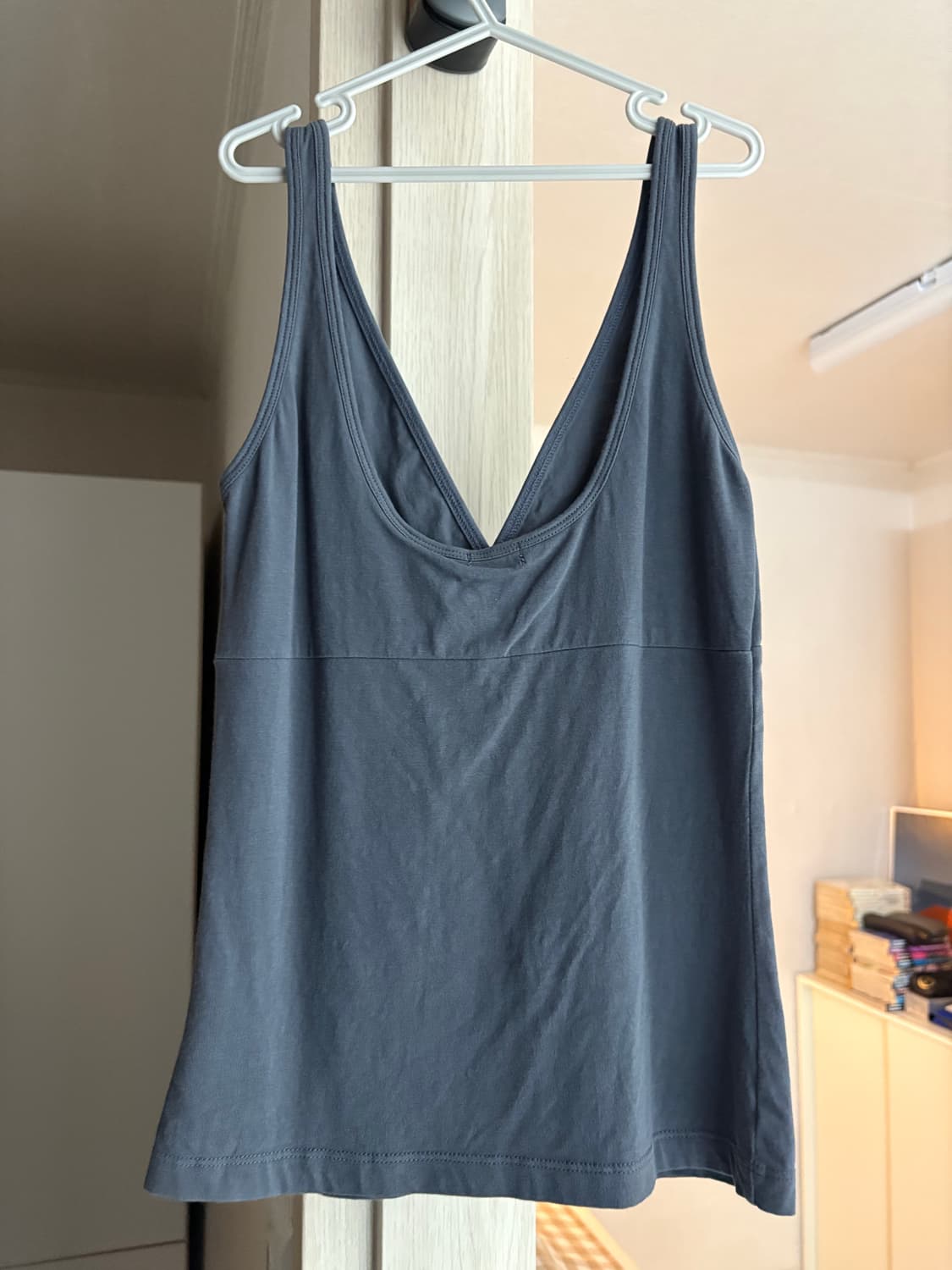 Repos V Neck Sleeveless (Blue Grey) 상품이미지8