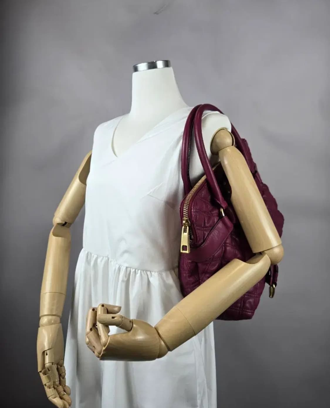 마크제이콥스 브루나 퀼팅 레더 램스킨 토트백 가방 정품 Bruna bag 상품이미지2