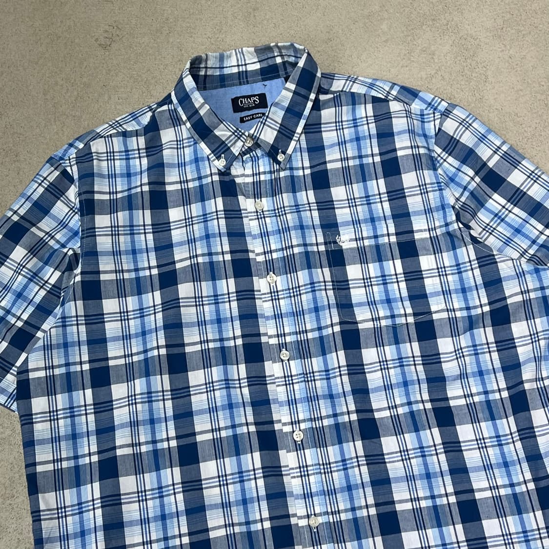 챕스 랄프로렌 체크하프셔츠 s10587 상품이미지3