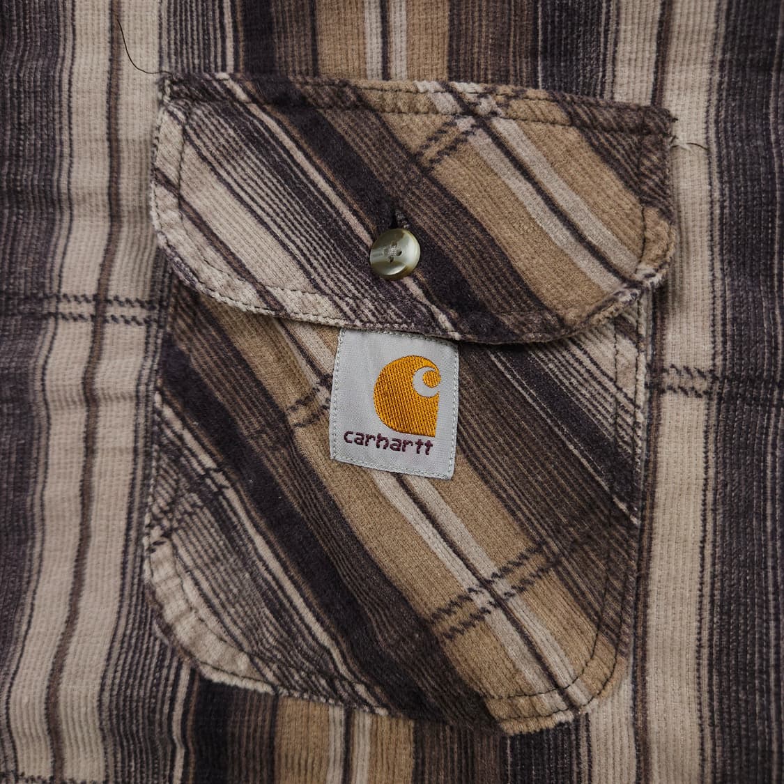 2XL(110) 칼하트 리워크 코듀로이셔츠 타탄체크 상품이미지3