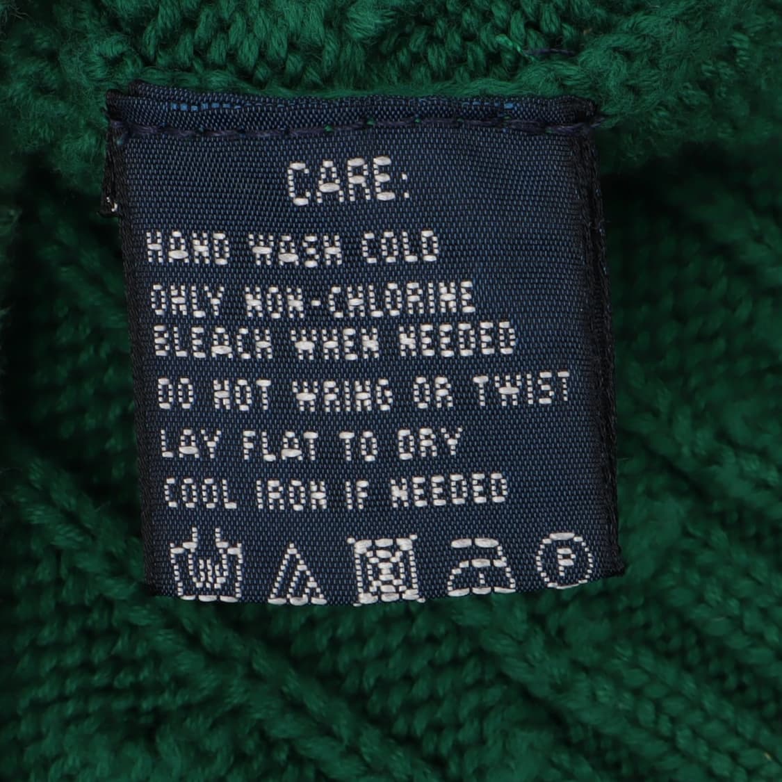 폴로 랄프로렌 포레스트 그린 케이블 니트 상품이미지9