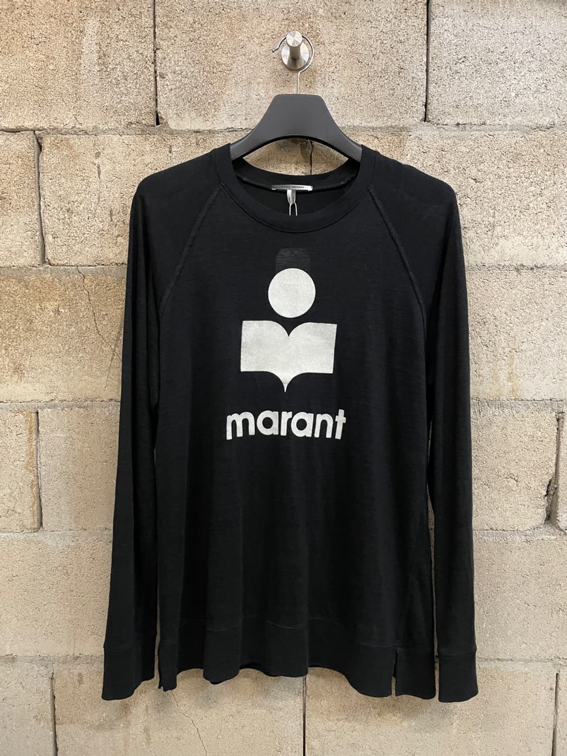 이자벨마랑 로고 린넨 맨투맨 상품이미지1