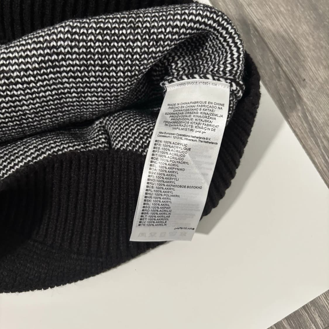 슈프림 x 나이키 스우시 니트 스웨터 블랙 상품이미지4