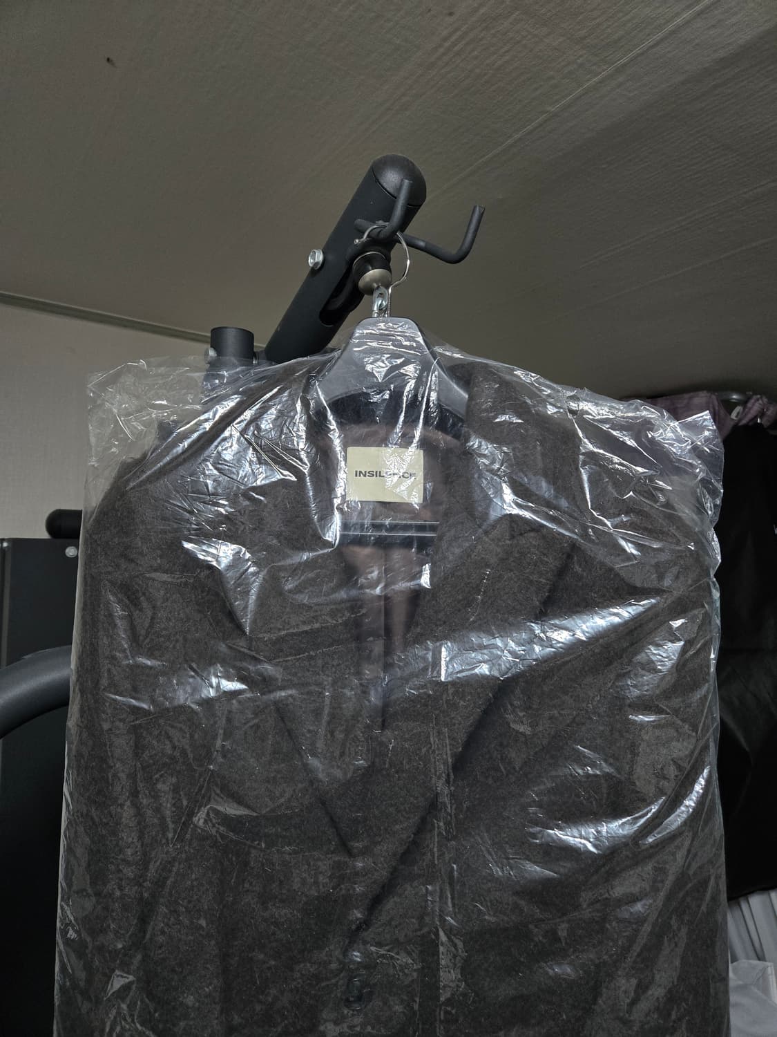 인사일런스 L 헤어리 알파카 오버사이즈 코트 DARK BROWN 브라운 상품이미지5