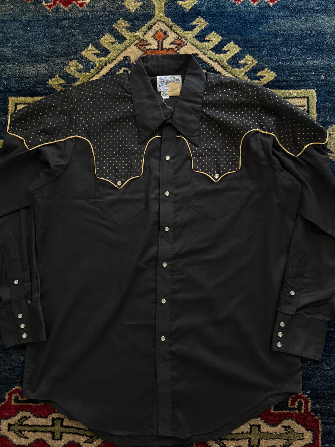 70s USA Rockmount Western shirt 상품이미지3