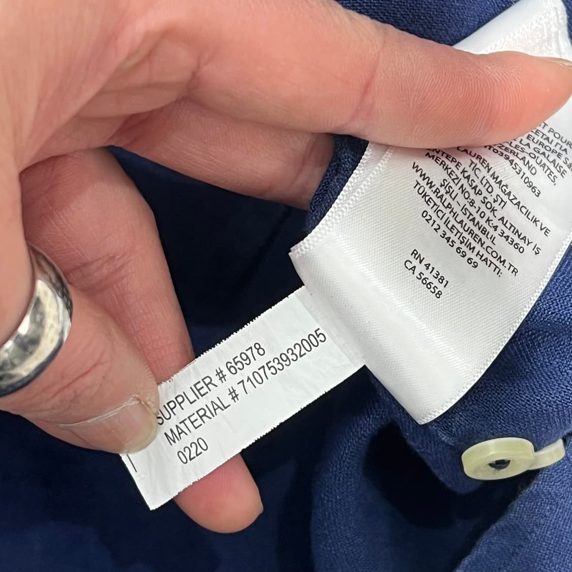 폴로 랄프로렌 린넨 반팔셔츠 s10428 상품이미지7