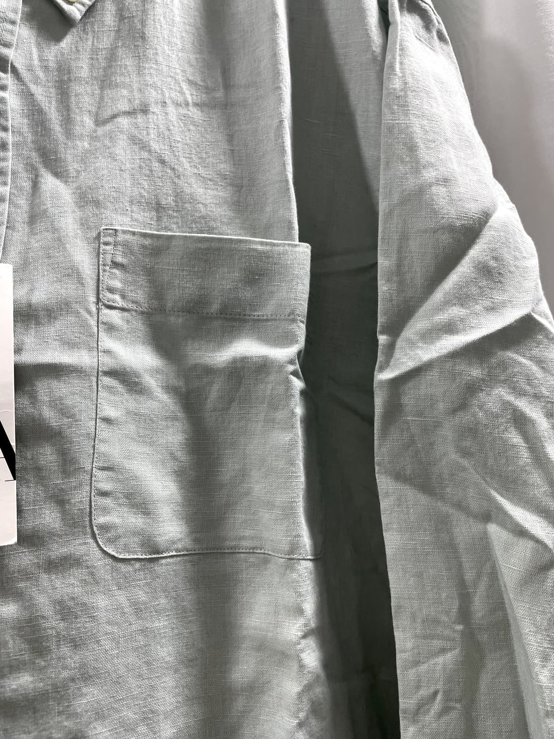 자라/ 버튼다운 린넨 셔츠/ XL 상품이미지4