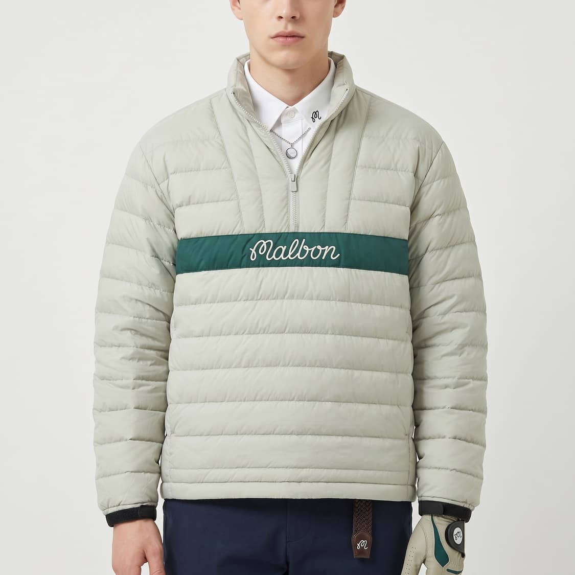 정품 말본 골프 남성 아노락 경량 구스다운 베이지 105(XL) 상품이미지1