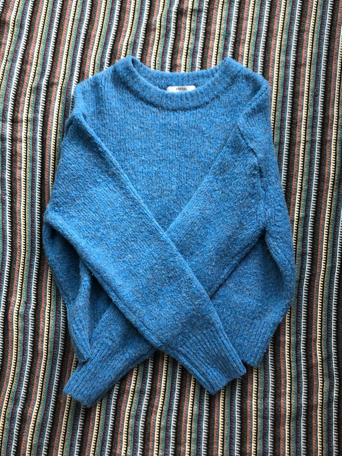 빈티지 블루 니트 상품이미지1