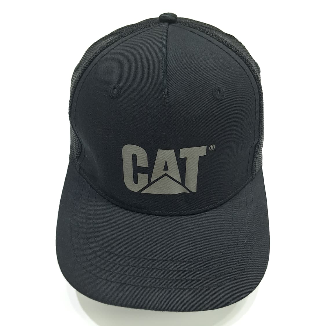 빈티지 CAT 로고 블랙 메쉬 트러커캡 P1782 상품이미지3