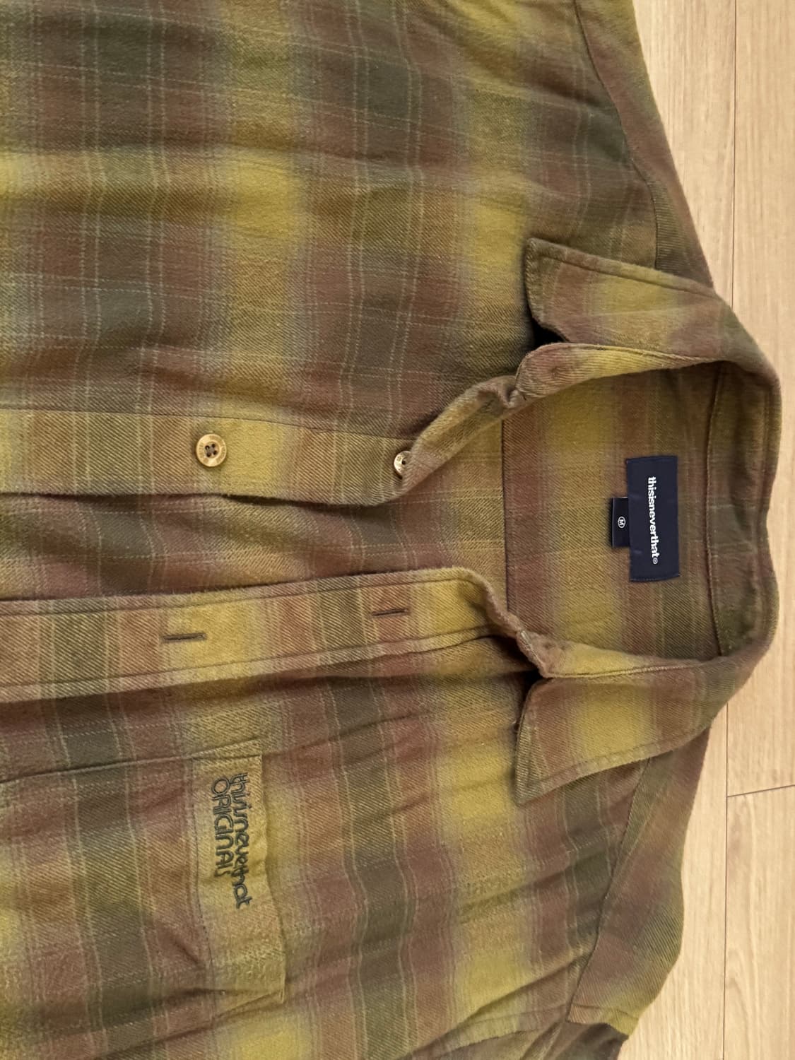 디스이즈네버댓 셔츠 Flannel Check Shirt 상품이미지6