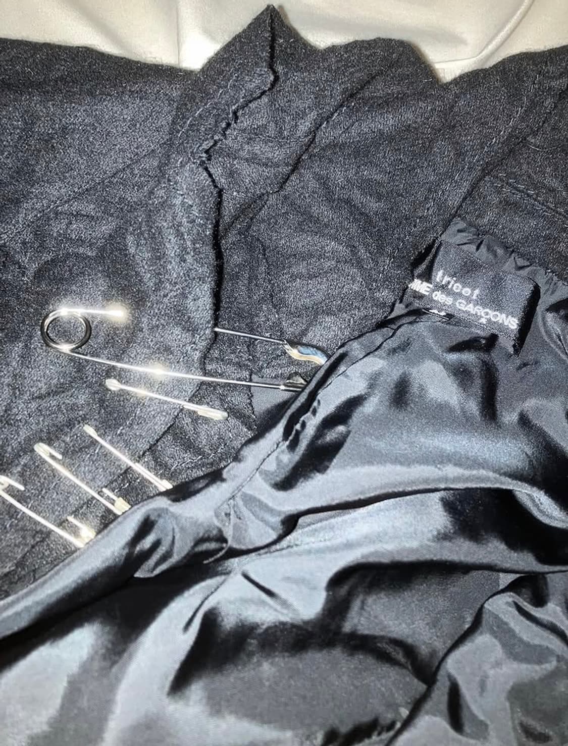 꼼데가르송 트리콧 레이어드 테일러드 자켓 상품이미지1