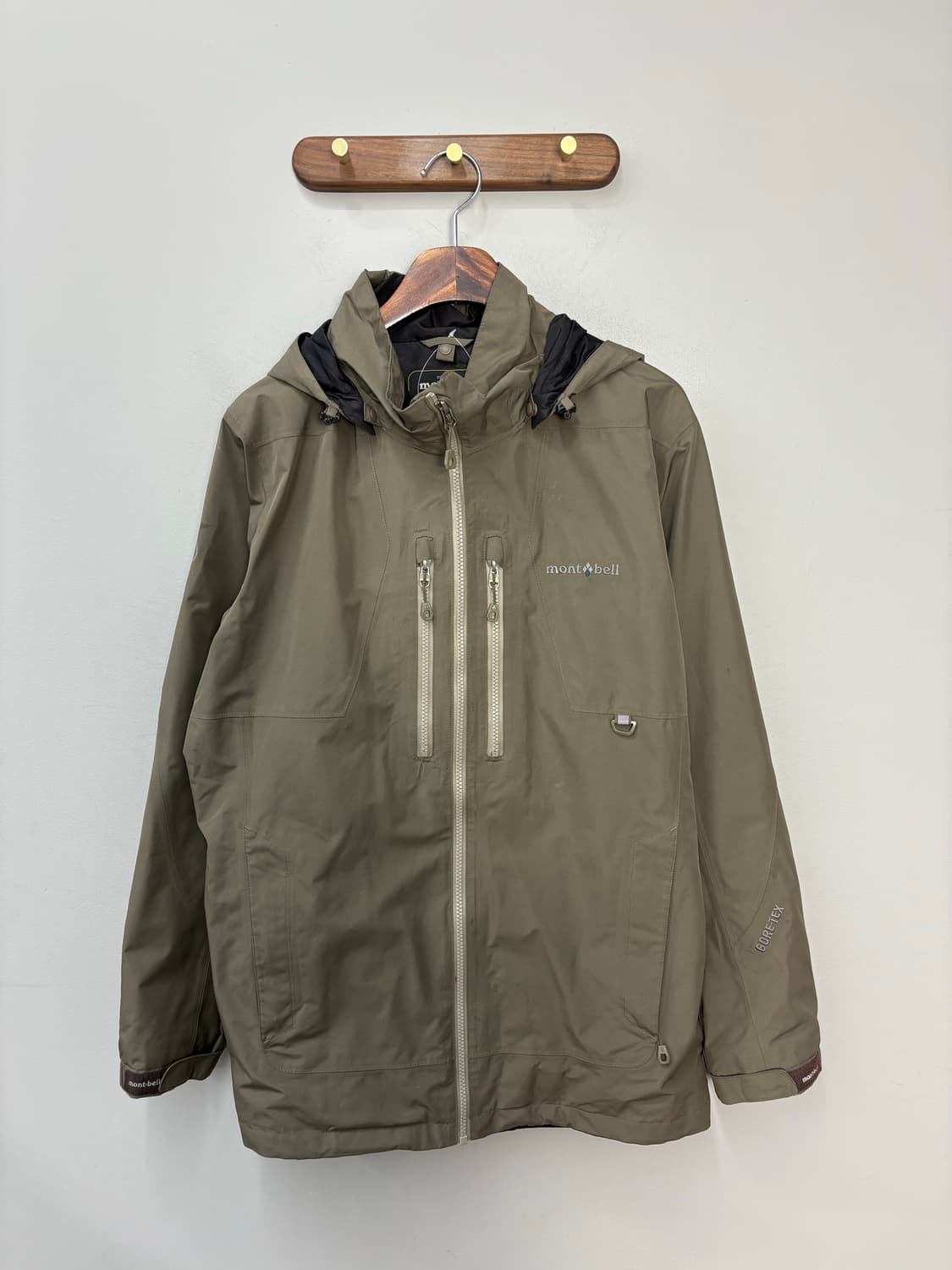 몽벨 고어텍스 후드 윈드브레이커 테크 자켓 A3268 상품이미지2