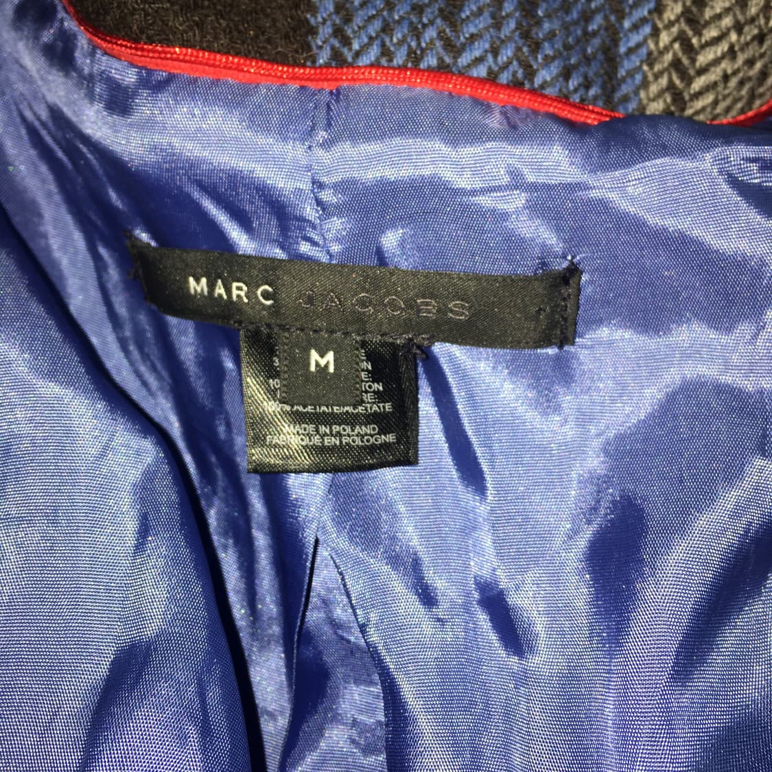 marc jacobs 체크 더블버튼 코트 상품이미지6