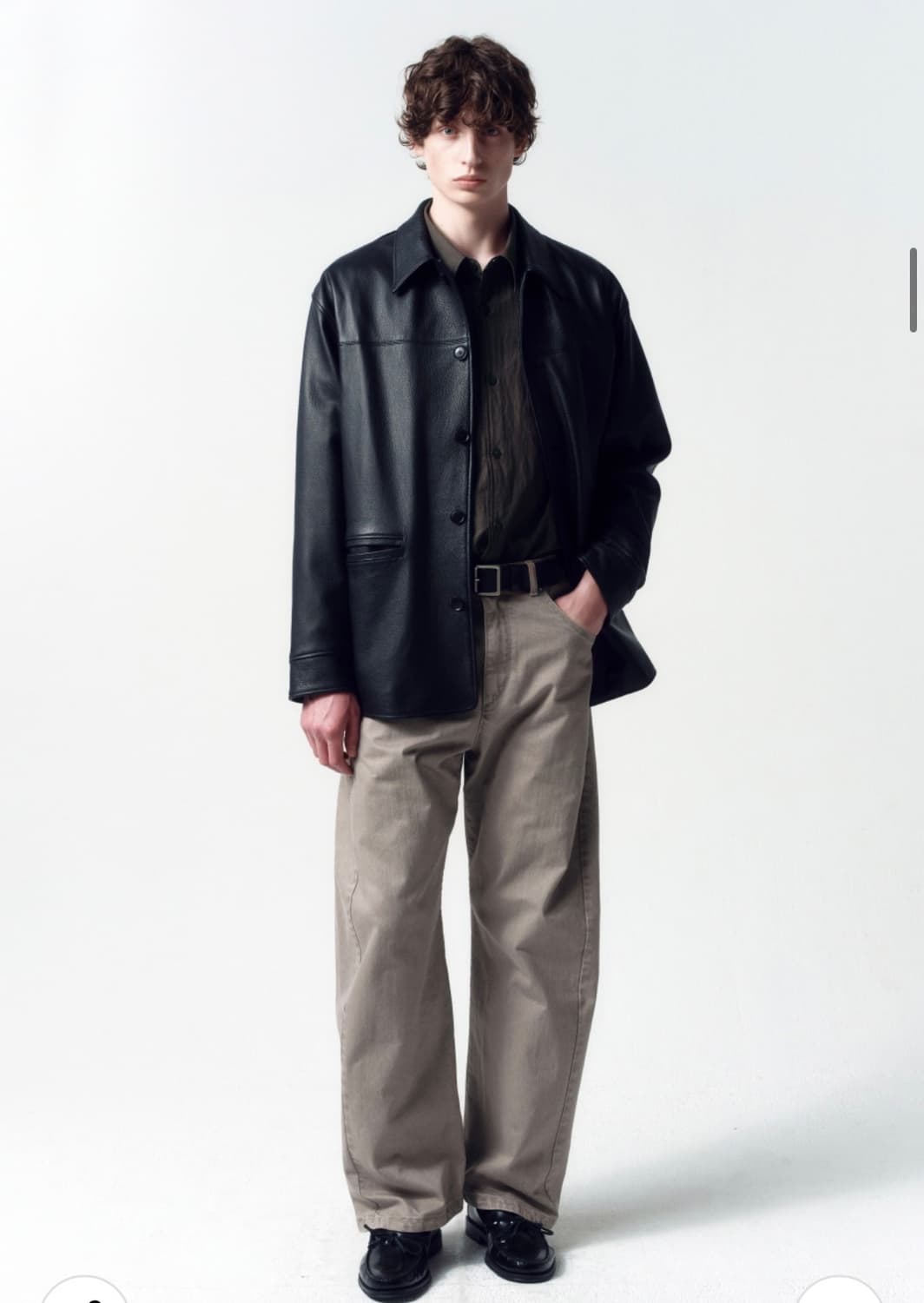 인사일런스 엔지니어핏 데님 팬츠 BEIGE M사이즈 상품이미지7