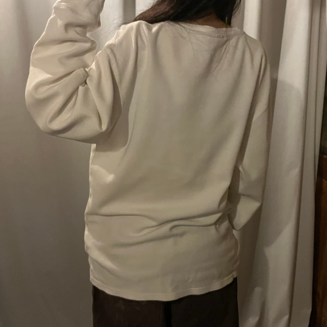 폴로랄프로렌 와플 롱슬리브 아이보리 상품이미지3