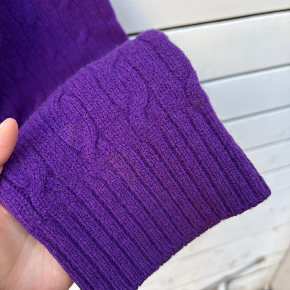 Polo 폴로 울 케이블 꽈배기 니트 상품이미지5