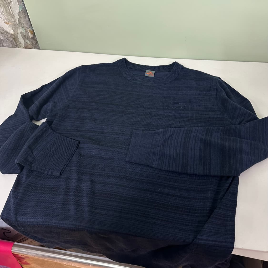 105 XXL 아이더 나염네이비 폴리긴팔티 상품이미지4