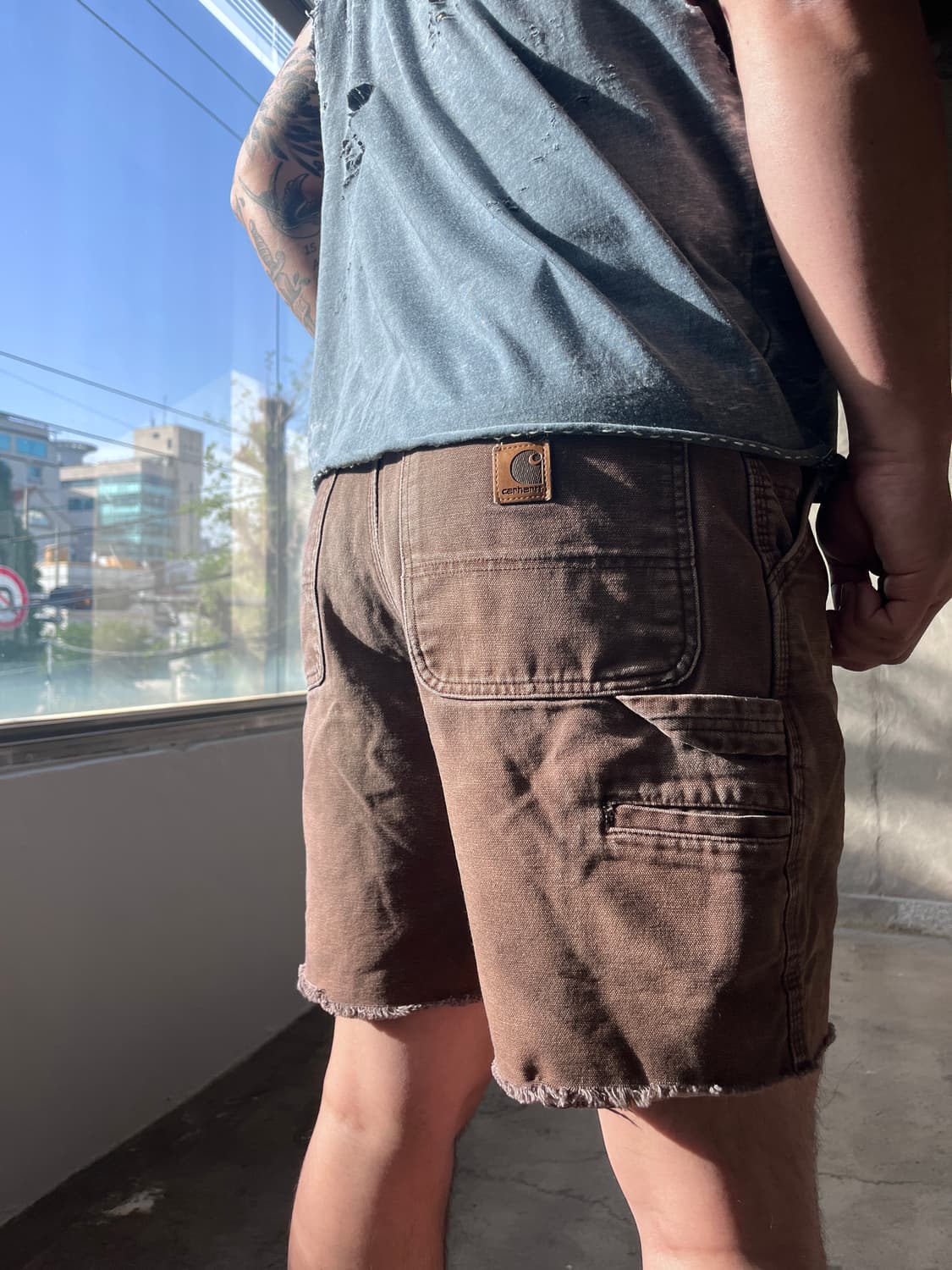 Carhartt Brown Cut-off Shorts 상품이미지8