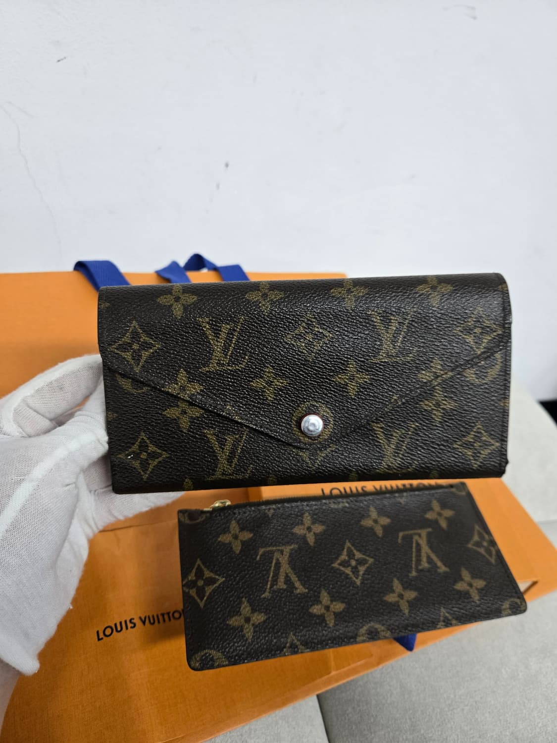 [보증서 정품] 루이비통 사라 장지갑 상품이미지5