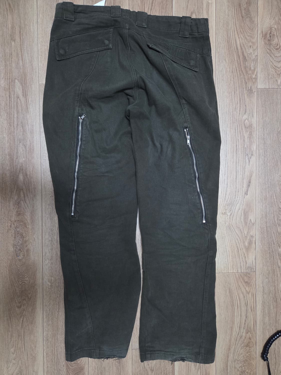 [플라스틱프로덕트] 웨이브 지퍼팬츠 초콜릿 S 상품이미지6