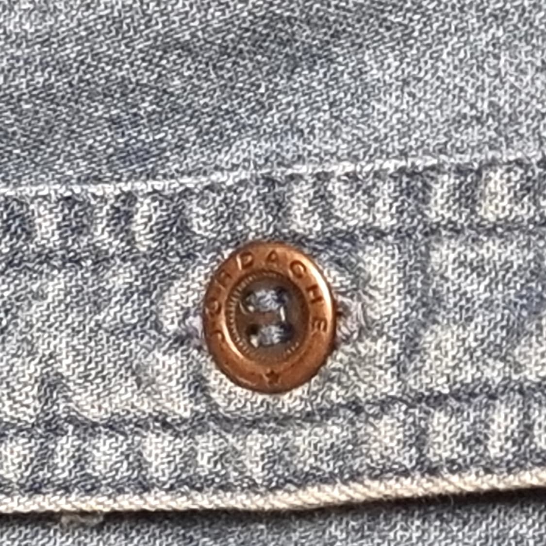 80s 빈티지 조다쉬 데님 셔츠 남방(100-105) 상품이미지5