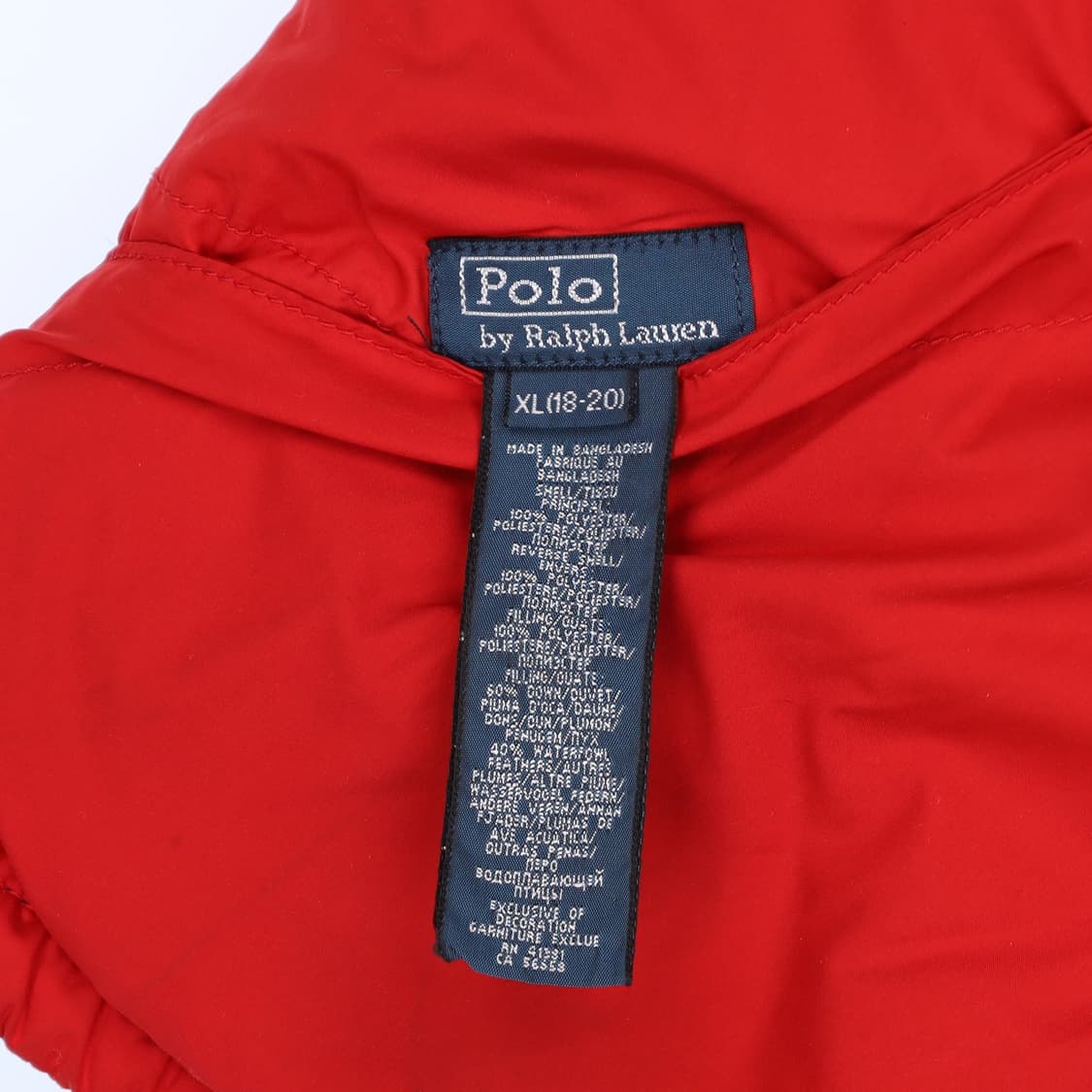 [XL(18-20)] 폴로 랄프로렌 보이즈 구스다운 패딩 조끼 N7060 상품이미지8