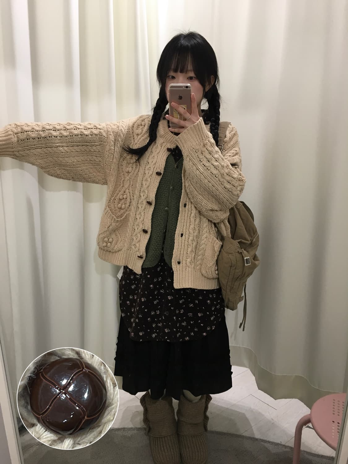 폼폼 오버핏 모리 가디건 상품이미지1