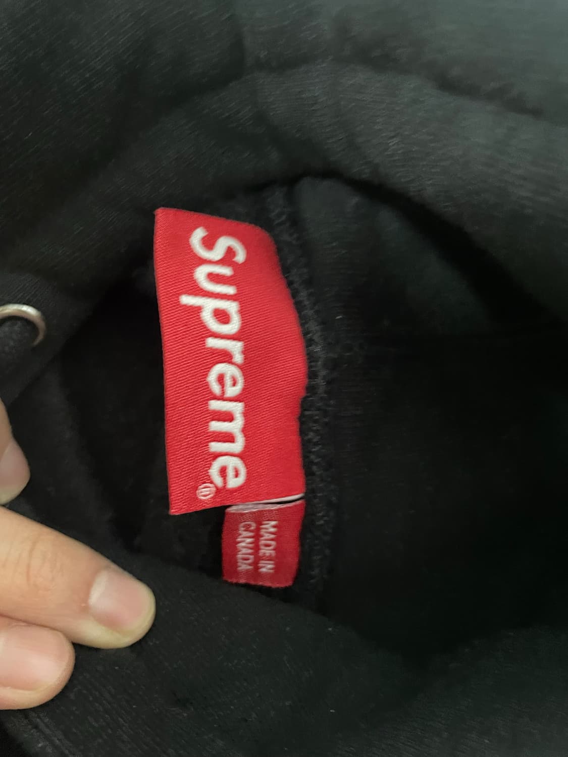 슈프림 MF doom 후드 블랙 s 상품이미지3