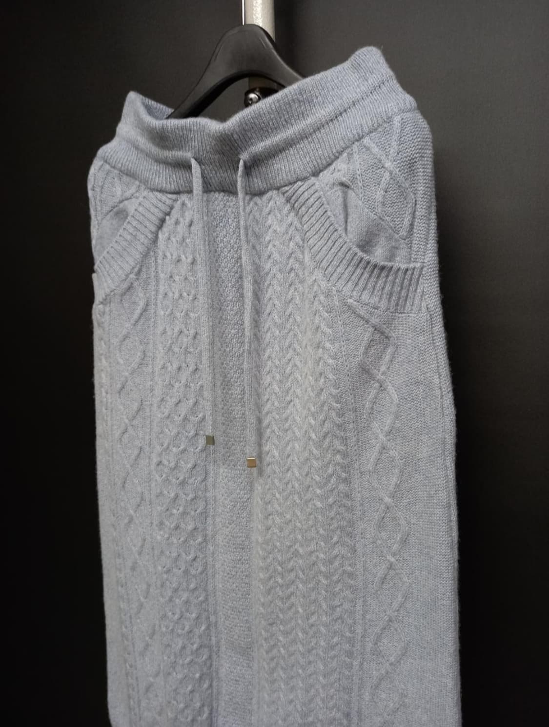 새 쏘울 SO WOOL 울 니트 롱 스커트 55 상품이미지5