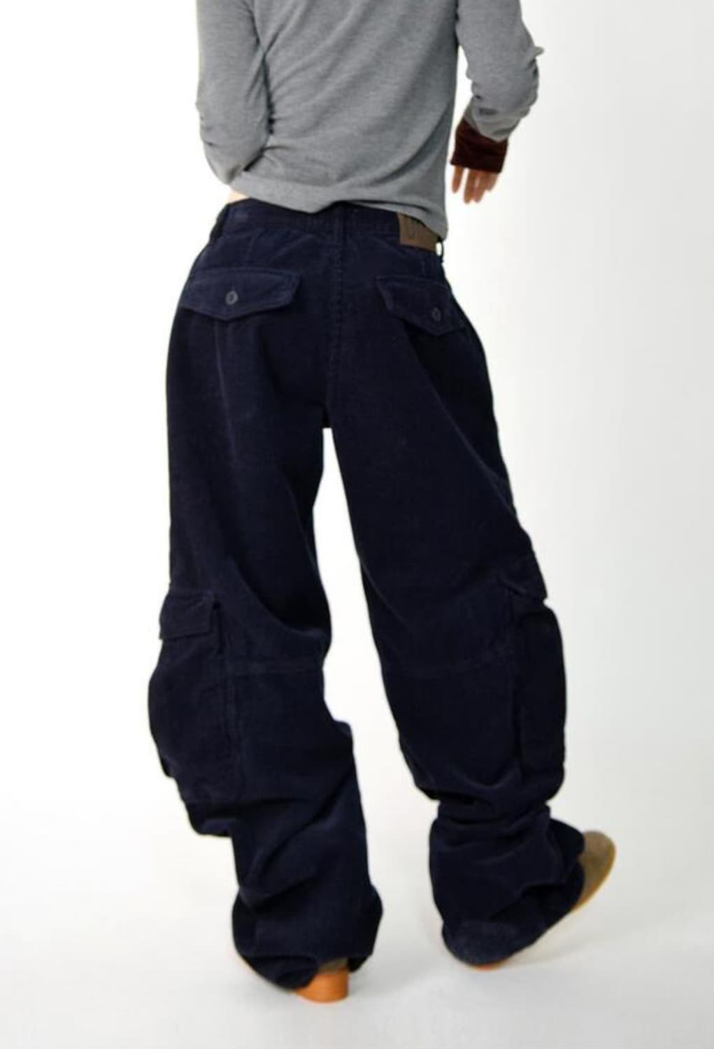 OOTJ 코듀로이 펌킨 팬츠 네이비 상품이미지3