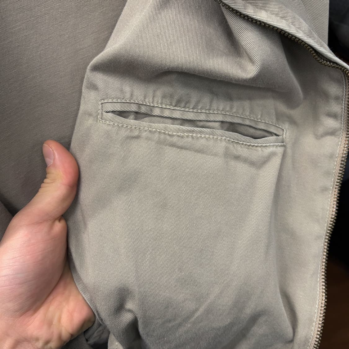 80s-90s 폴로 랄프로렌 베이직 코튼트윌 스윙탑 집업자켓 N682 상품이미지6