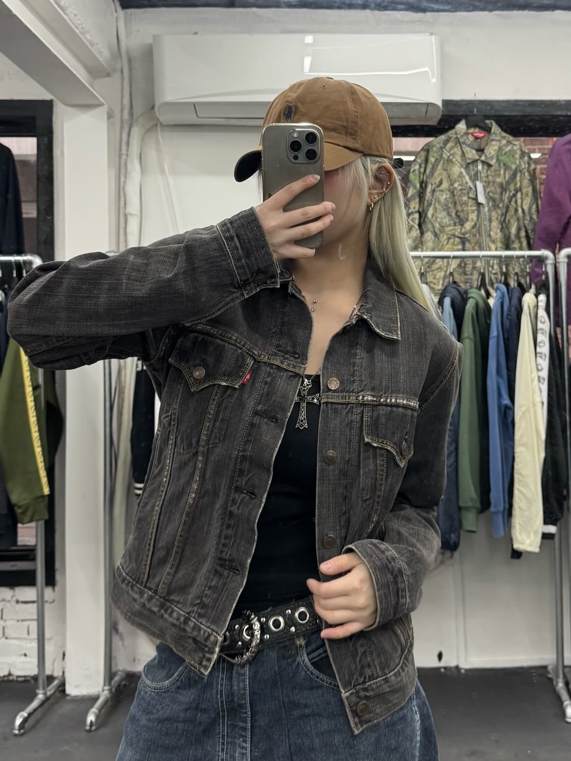 리바이스 흑청 데님자켓 상품이미지3