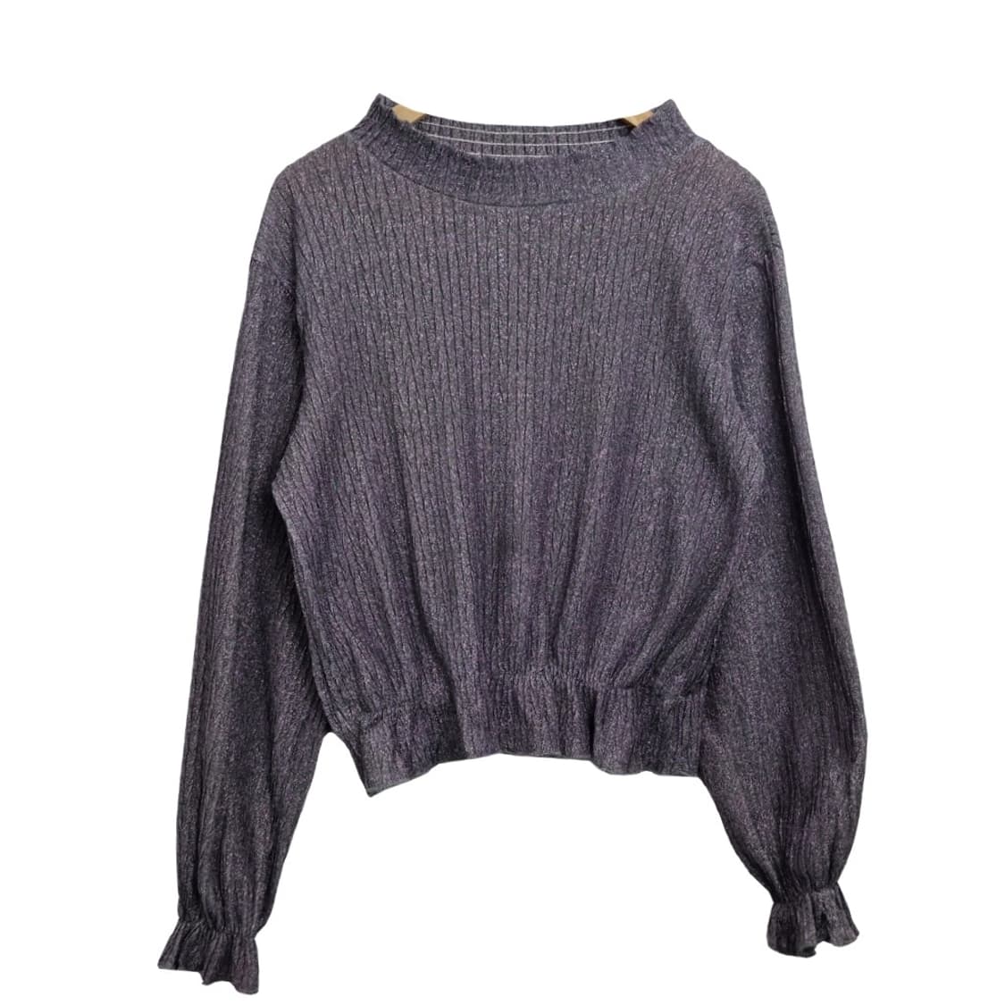 Meri the middle 루렉스 셔링 블라우스 상품이미지1