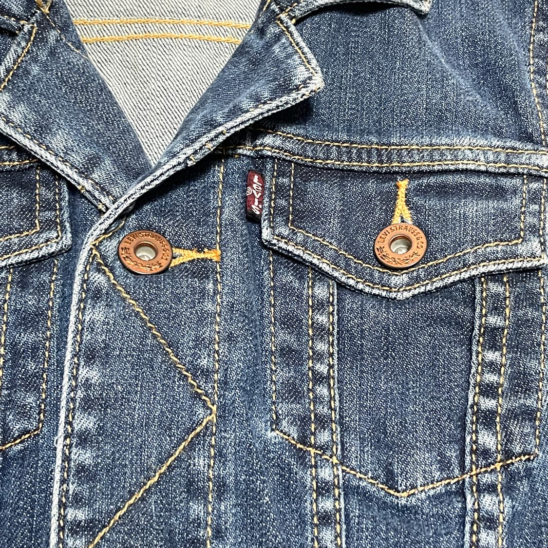 리바이스 데님 조끼 여성S 상품이미지3