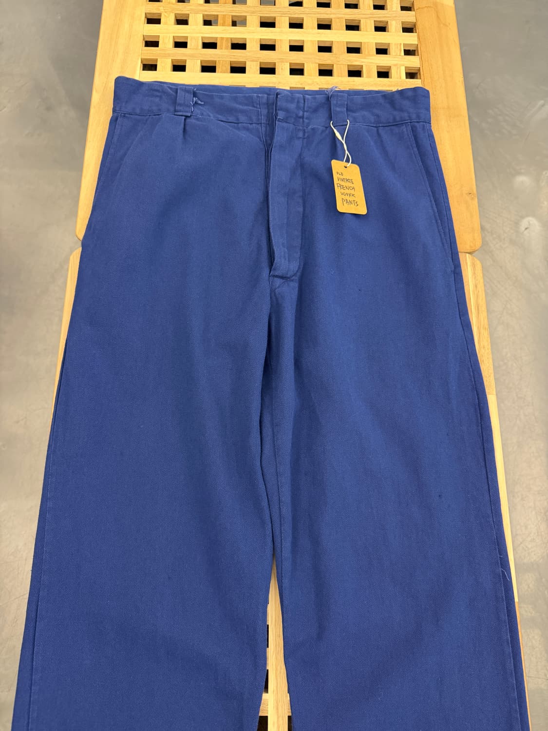 OLD VINTAGE WASHED NAVY FRENCH 프렌치워크팬츠 상품이미지3