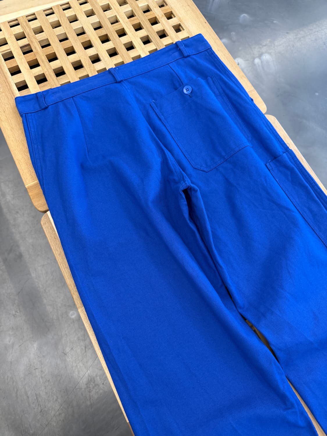 OLD VINTAGE WASHED BLUE 빈티지 프렌치워크팬츠 상품이미지9