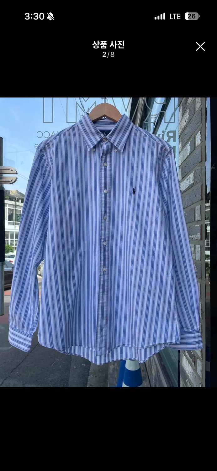 POLO 폴로랄프로렌 커스텀핏 스트라이프 긴팔셔츠 빈티지 상품이미지3