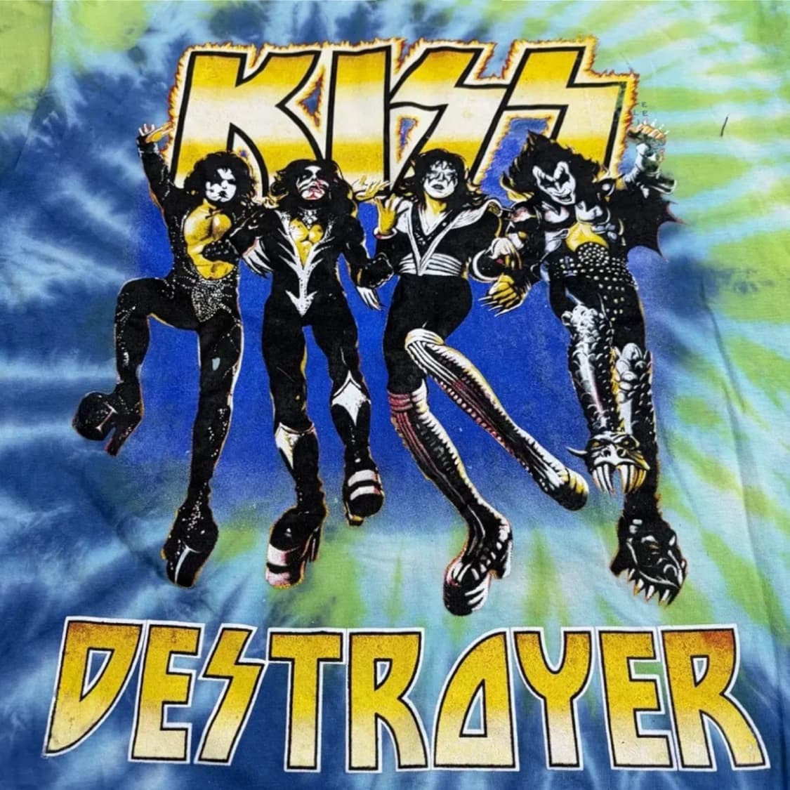 ✨ (바배) 키스 KISS DESTROYER 록 밴드 키스 반팔티 상품이미지3